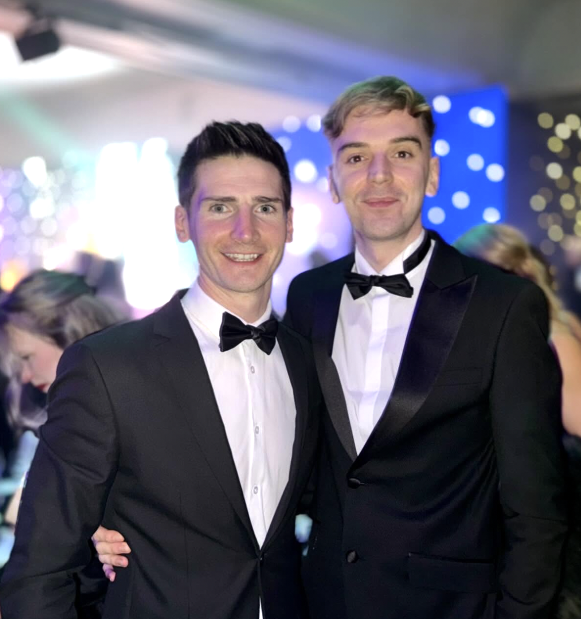 Move as One founders at an industry awards night